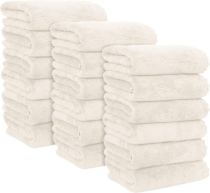 MOONQUEEN 18 Pack Premium Hand Towels by MOONQUEEN