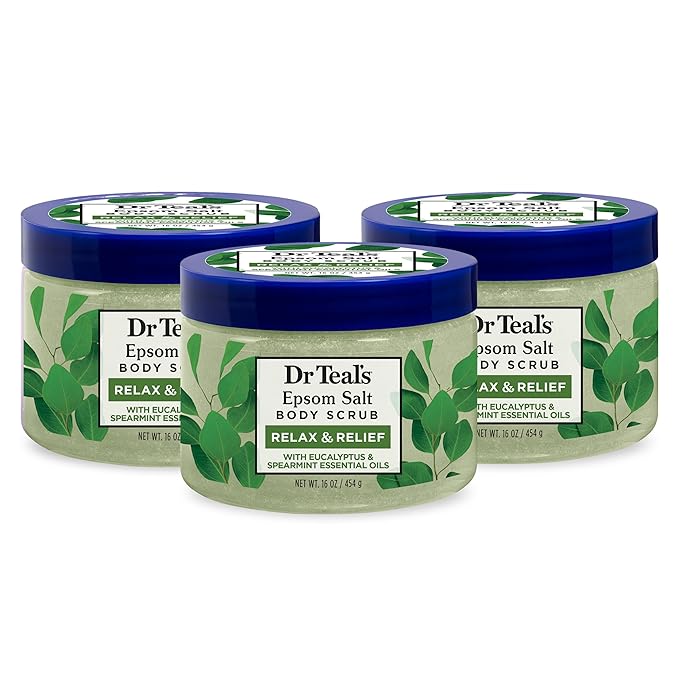 Dr Teal's Pure Epsom Salt Body Scrub, Relax & Relief by DrTeals