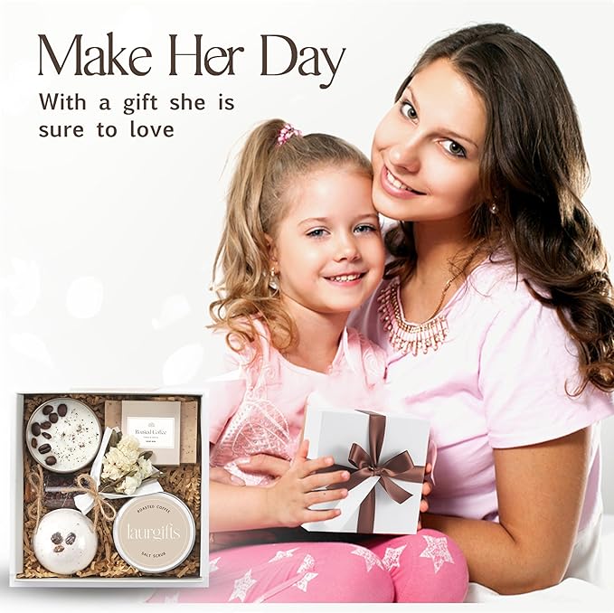 Mothers Day Spa Box for Women – Coffee Scented Candle Set - Image 3