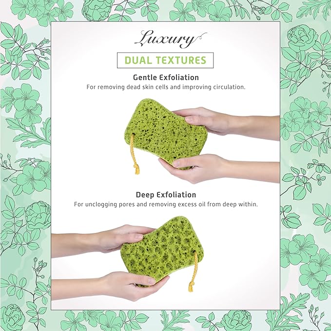 Spongentle Loofah Sponge for Shower and Bathing, Bath Sponge - Image 2