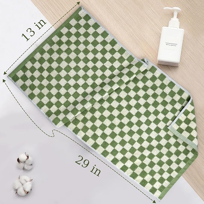 Jacquotha Hand Towels for Bathroom 4 Pack, Cotton Soft Absorbent for Face Spa - Image 7