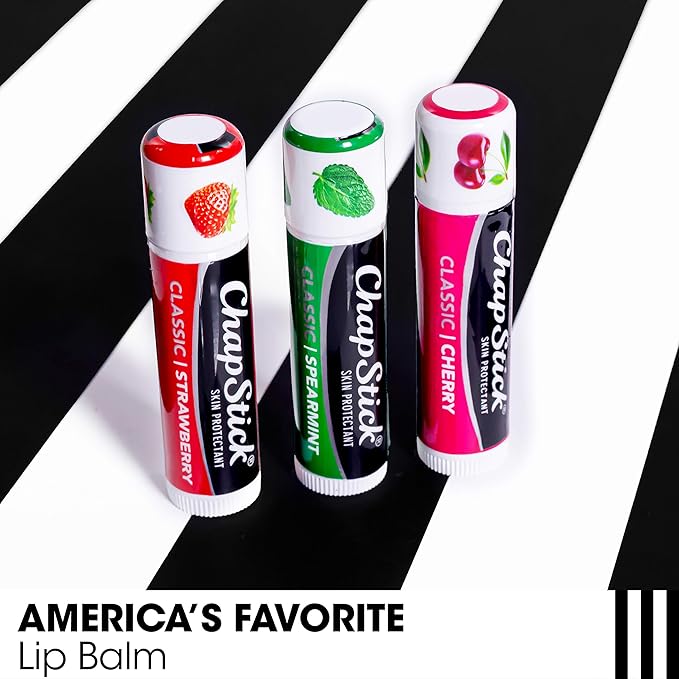 ChapStick Lip Care Set, Classic Collection 3-Pack – Spearmint, and Strawberry - Image 3