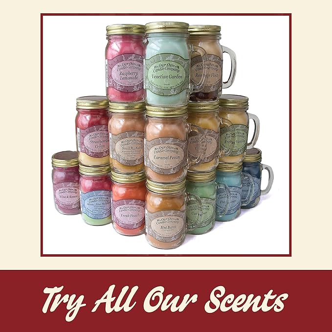 Our Own Candle Company, Luxe Linen Scented Mason Jar Candle, 100 Hour Burn Time - Image 6