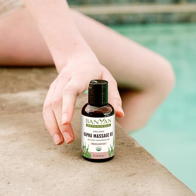 Banyan Botanicals Kapha Massage Oil – Organic Massage Oil - Image 2