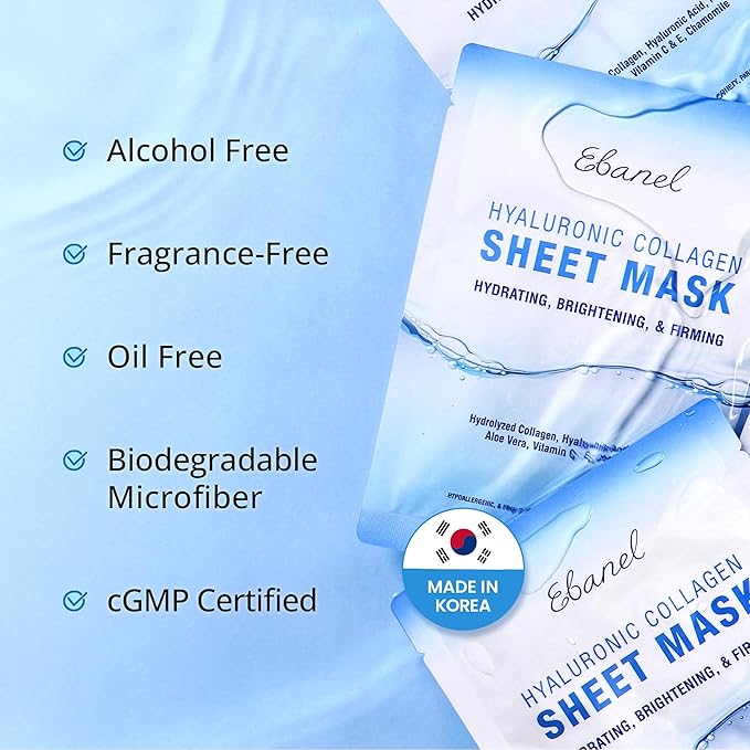 Ebanel 15 Pack Collagen Face Mask - Image 6