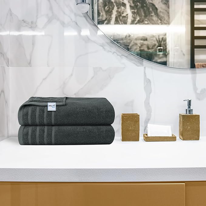 Avalon Towels Bath Towels Set of 4, Size 30 x 60 Inches, Highly Soft and - Image 6