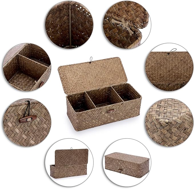 Sumnacon Seagrass Storage Basket - Image 5
