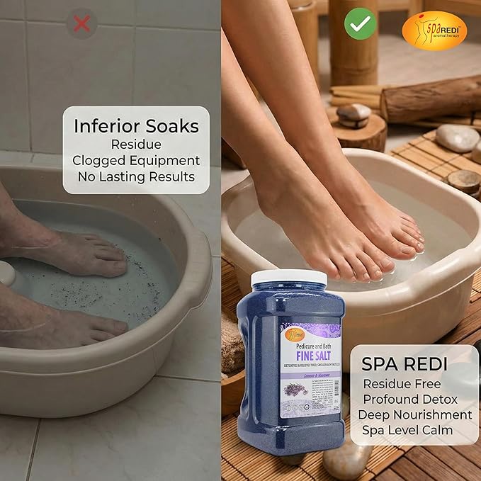 SPA REDI Foot Soak for Pedicure Preparation & Therapeutic Foot Treatment | Pure - Image 2