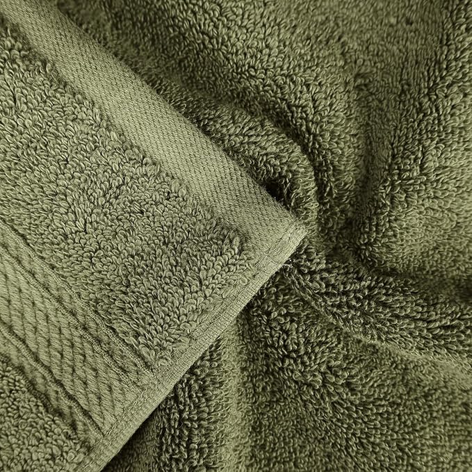 SUPERIOR Egyptian Cotton Pile Bath Sheet Set of 2, Ultra Soft Luxury Towels - Image 4