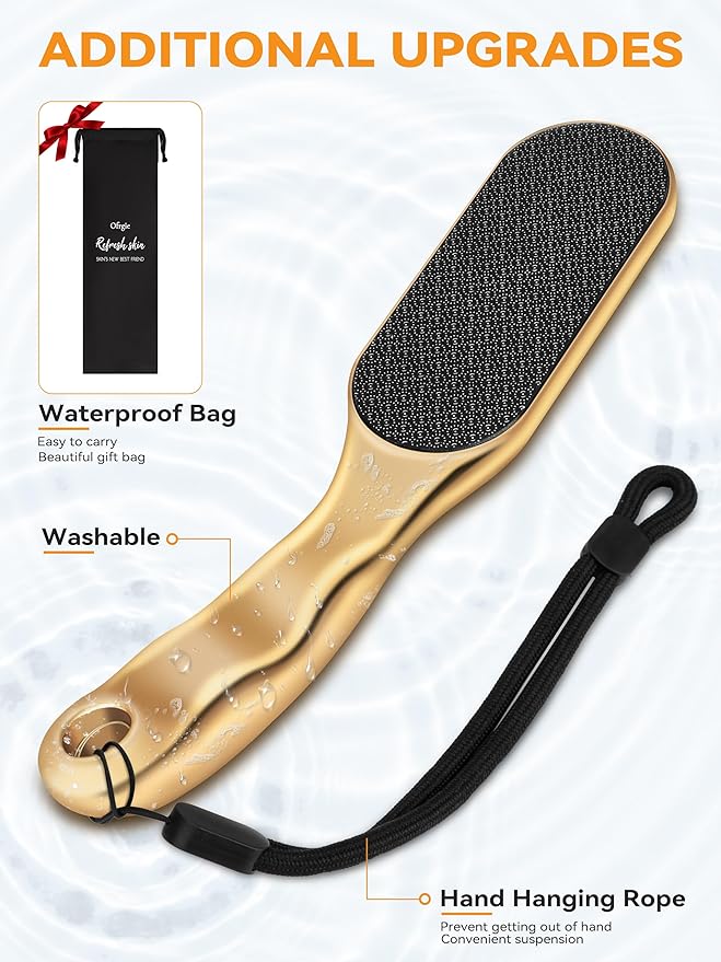 Beyond The Cream Veins Grain Foot File, Nano Glass Foot File, Hard Skin Callus - Image 3