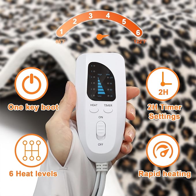 Deepsoon Heating Pad, Electric Heating Pads - Image 7