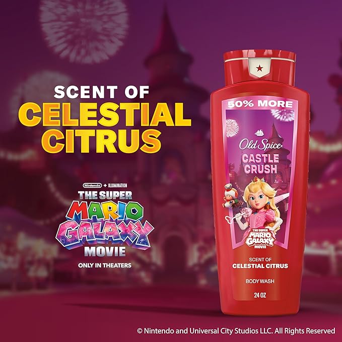 Old Spice Body & Face Wash for Men, x The Super Mario Galaxy Movie, 3X Defense - Image 4