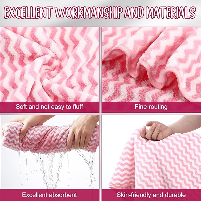 SmoothNovelty 18 Pack Microfiber Bath Towels Bulk 27'' x 60'' Oversized Size - Image 3