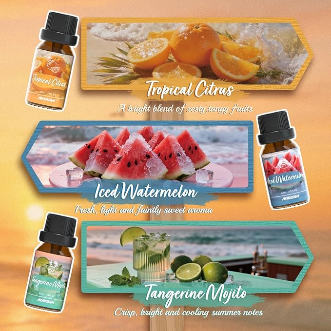 ARVIDSSON Hawaii Fragrance Oil Set, Summer Essential Oils - Image 4