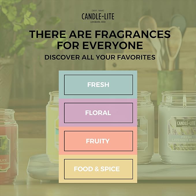 Candle-lite Fall Scented Candles, Cinnamon Rolls, 18 oz Jar, Proudly Poured in - Image 7
