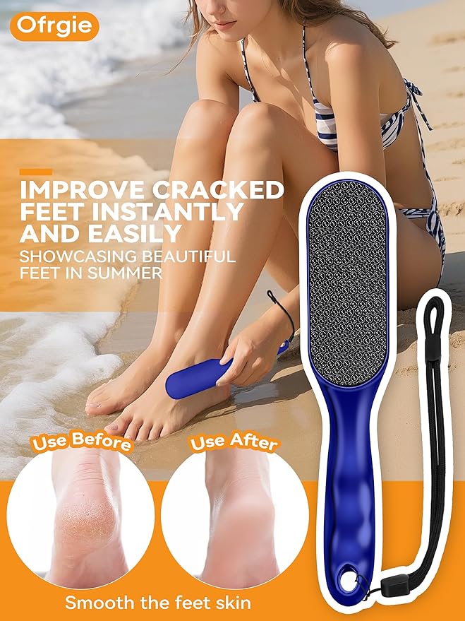 Beyond The Cream Veins Grain Foot File, Nano Glass Foot File, Hard Skin Callus - Image 4