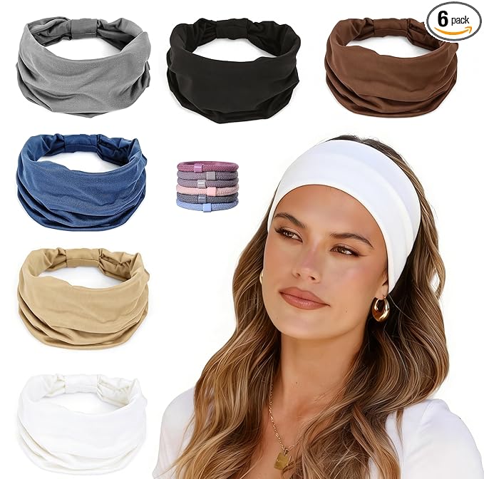 Wide Headbands for Women by GiLi