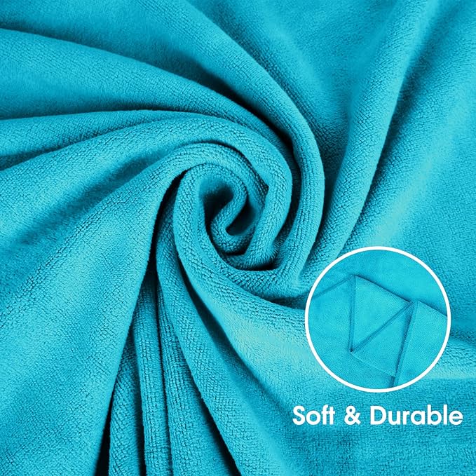 JML Large Microfiber Bath Towels Set - Image 5
