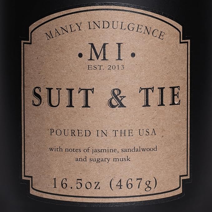 Manly Indulgence Suit & Tie Scented Candles - Image 5