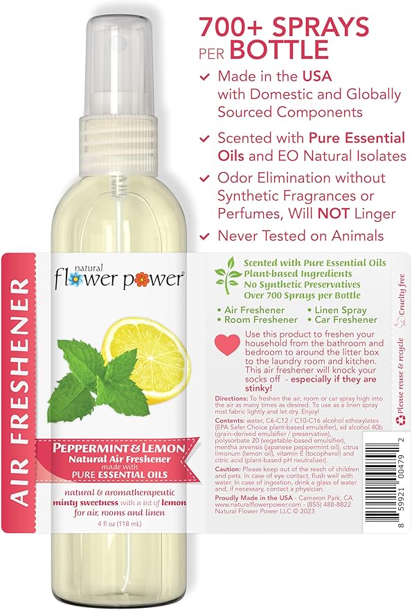 Natural Flower Power Air Freshener Spray - Image 5
