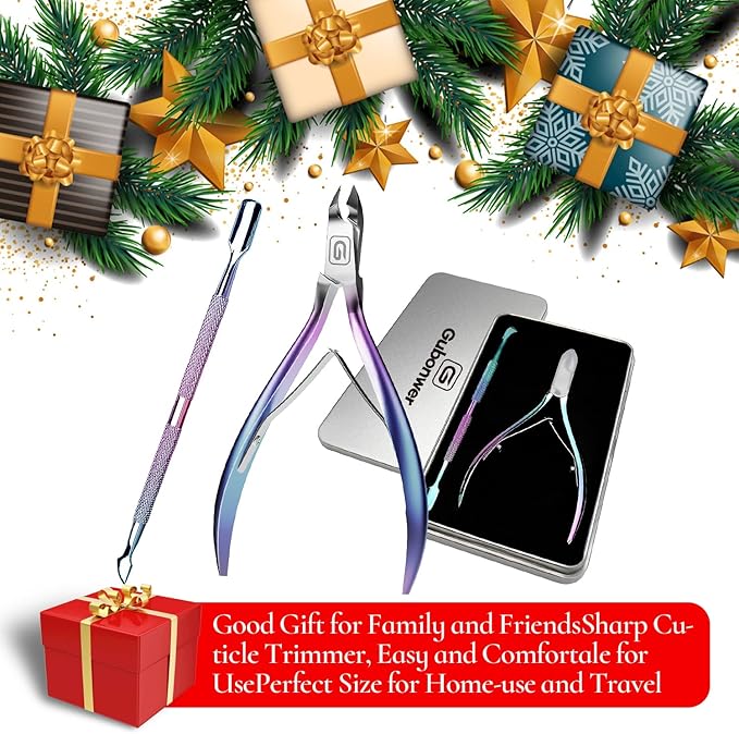 Cuticle Trimmer 3/4 Jaw Extremely Sharp Cuticle Nippers Scissors Stainless - Image 7