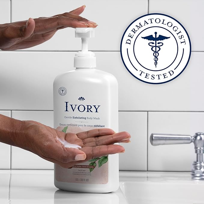 Ivory Body Wash, Designed for the Whole Family, Gentle Formula, Free of Heavy - Image 3