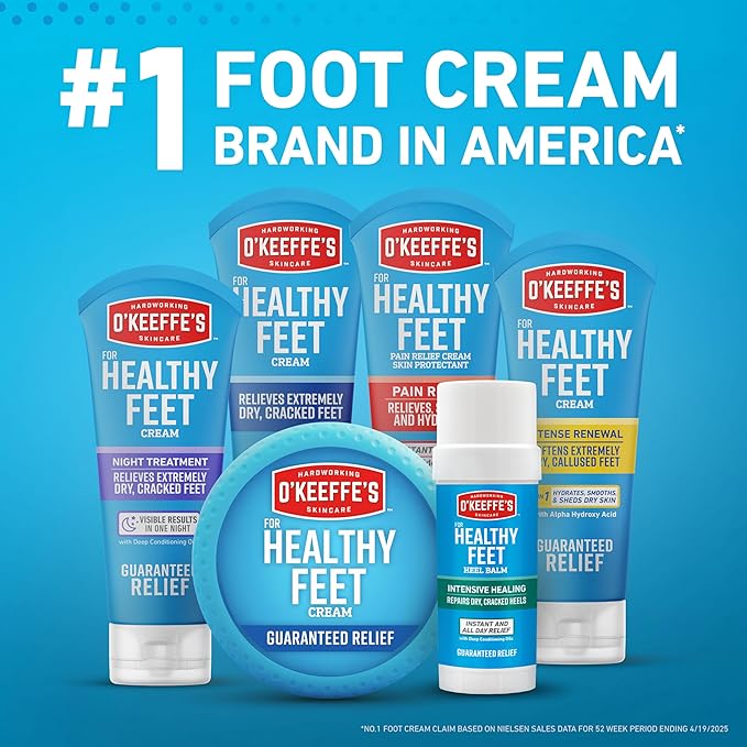 O'Keeffe's for Healthy Feet Foot Cream - 7 oz Tube - Guaranteed Relief for - Image 7