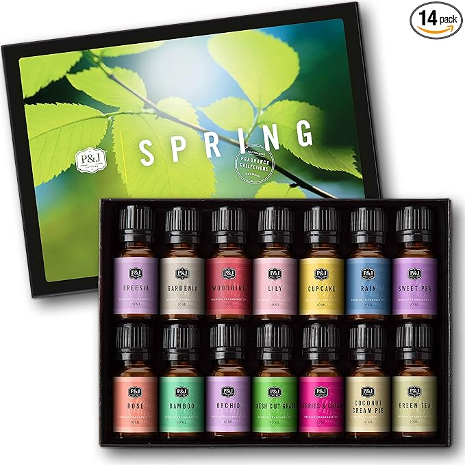 P&J Trading Spring Set of 14 Fragrance Oils by PJTrading