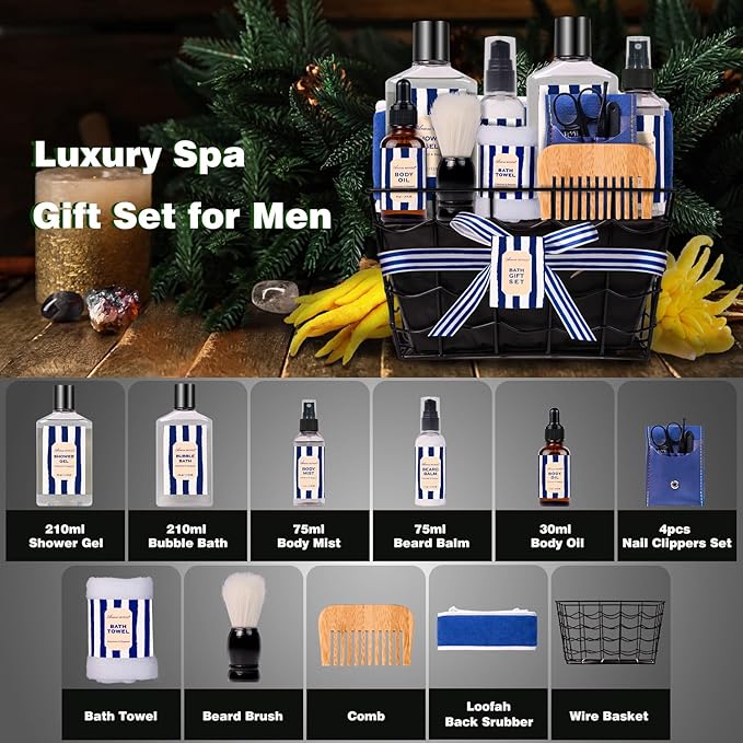 Fathers Gifts for Men Dad Bath and Body Gift Sets for Men - Image 2