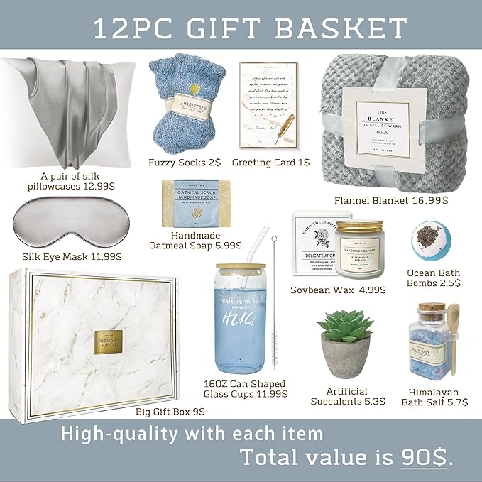 AHAGIFTREE Get Well Soon Gift Baskets - Image 3