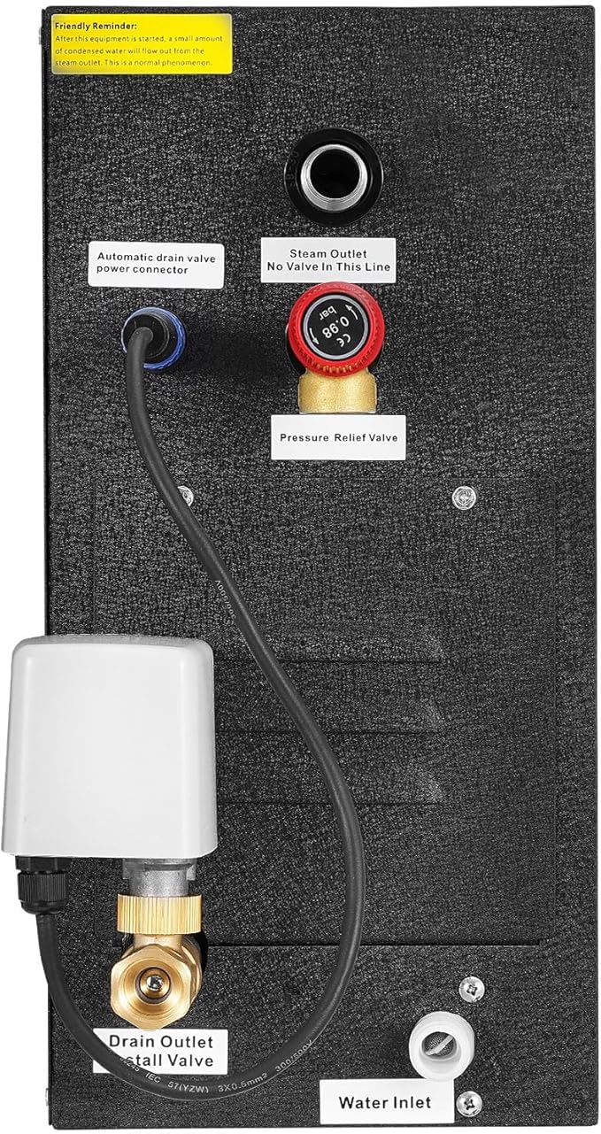 VEVOR Steam Generator, 9 kW Steam Shower System - Image 9
