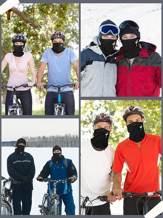 SATINIOR 6 Pcs Ski Mask Cover Balaclava Full Face Mask Summer Face Cover UV - Image 4