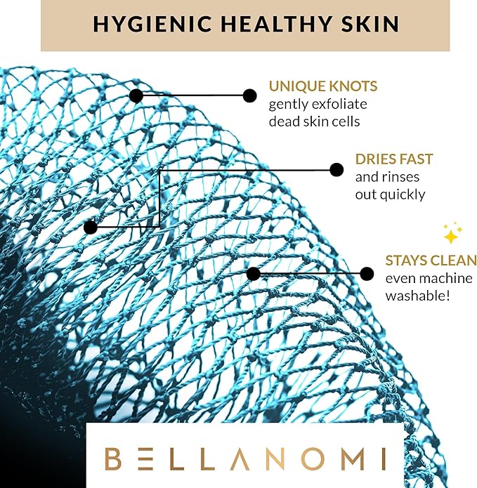 BELLANOMI African Exfoliating Net Sponge, Ethically sourced from Nigeria - Image 6