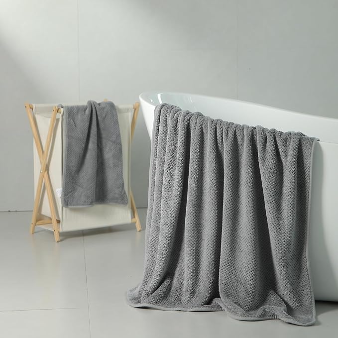 2 Piece Hand Towels Set Set 16x31 Inches, Soft Bath Sheet Towels Highly - Image 2