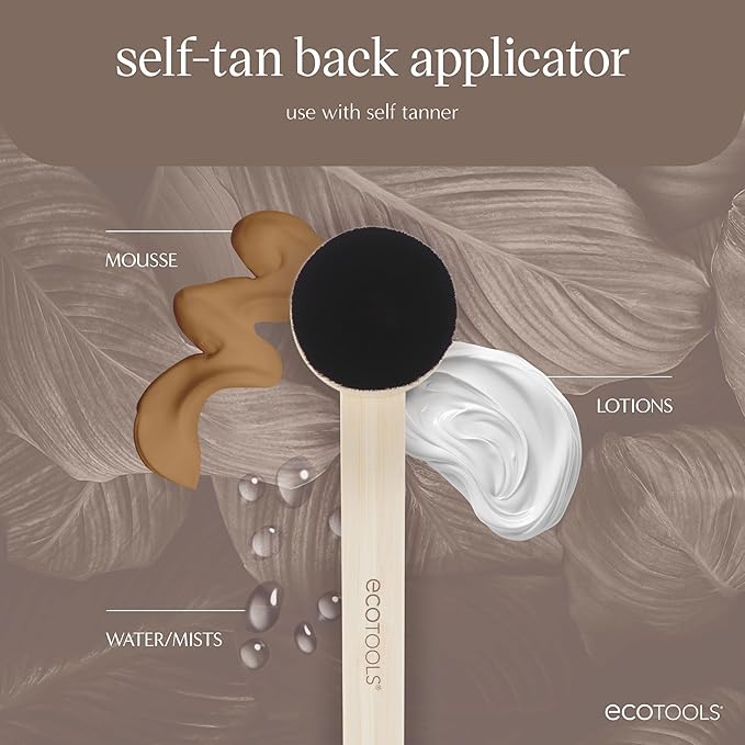 EcoTools Good Tan Self-Tan Back Applicator, Long Handle Back Brush - Image 3