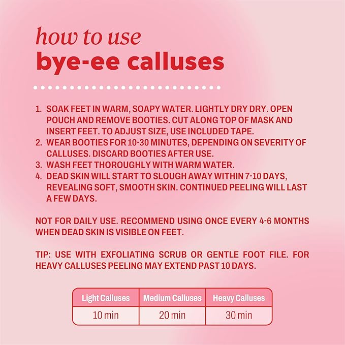 Onyx Professional Foot Peel Mask Callus Remover, 2 pack - Image 7