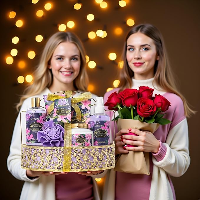 Beauty Kits for Women, Home Spa Baskets Bath Gifts, Bath Spa Kit for Women - Image 5