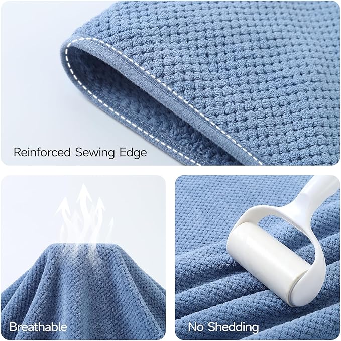 REDKISS Pack of 1 Jumbo Bath Sheet, 40 x 80 Inches Microfiber Oversized Bath - Image 6