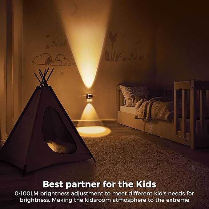 L LOHAS LED Night Light Projector, Night Lights Plug into Wall, Dusk to Dawn - Image 4