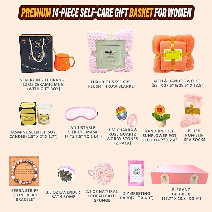 14PCS Care Package for Women Get Well Soon Gift Basket - Image 7