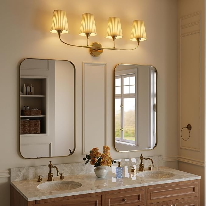 4-Light Bathroom Light Fixtures, Modern Light Fixtures - Image 2