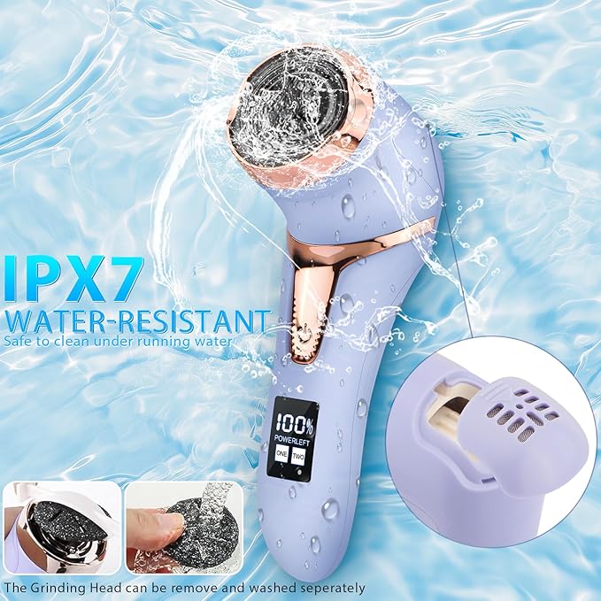 Electric Callus Remover for Feet, Portable Pedicure Kit Foot File Callus Remover - Image 6