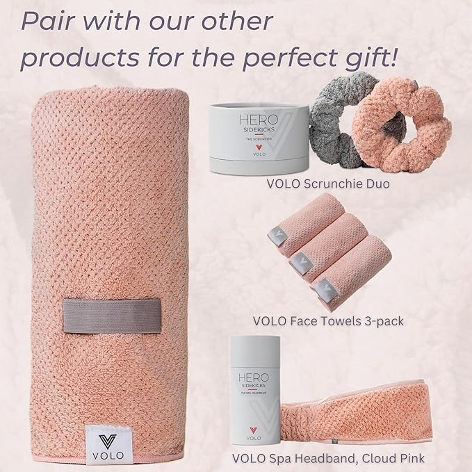 VOLO Hero Hair Towel – Ultra Soft Nanoweave™ Microfiber, Super Absorbent Quick - Image 8