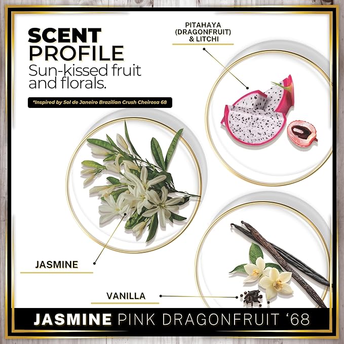 Urban Naturals Car Air Freshener Hanging + Vent Clip, Jasmine Pink Dragonfruit - Image 4
