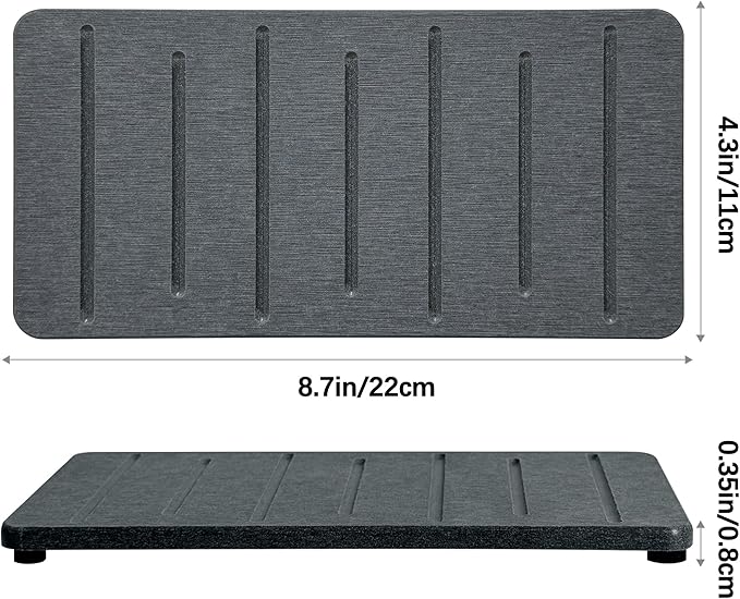 2PCS Water Absorbing Stone Tray - Image 5