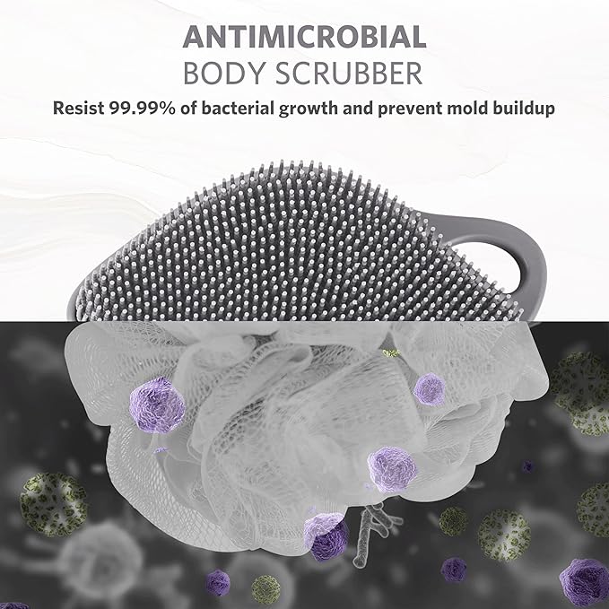Sndyi Silicone Body Scrubber, Gentle Exfoliating Body Scrubber - Image 3