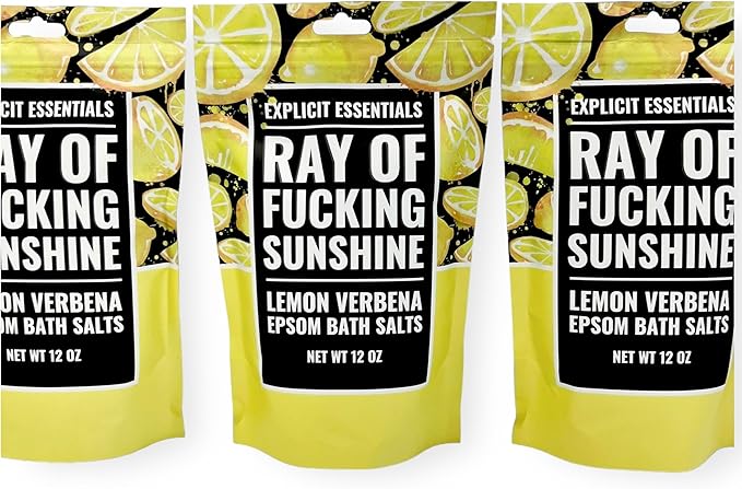 Explicit Essentials Lemon Verbena Epsom Bath Salts, 12 oz - Image 4