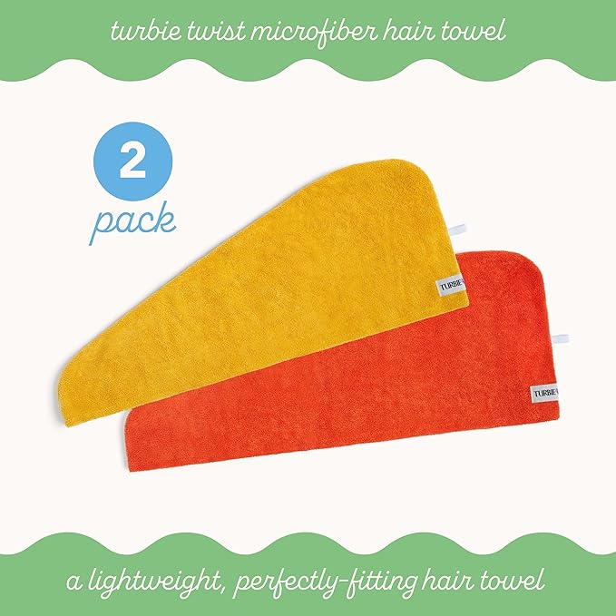 Turbie Twist 2-Pack Microfiber Hair Towel - Image 3