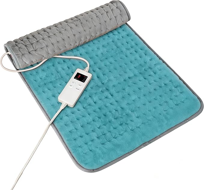Cyan Heating Pad for Gifts Soothing Heat Therapy for Women & Men, Perfect - Image 9