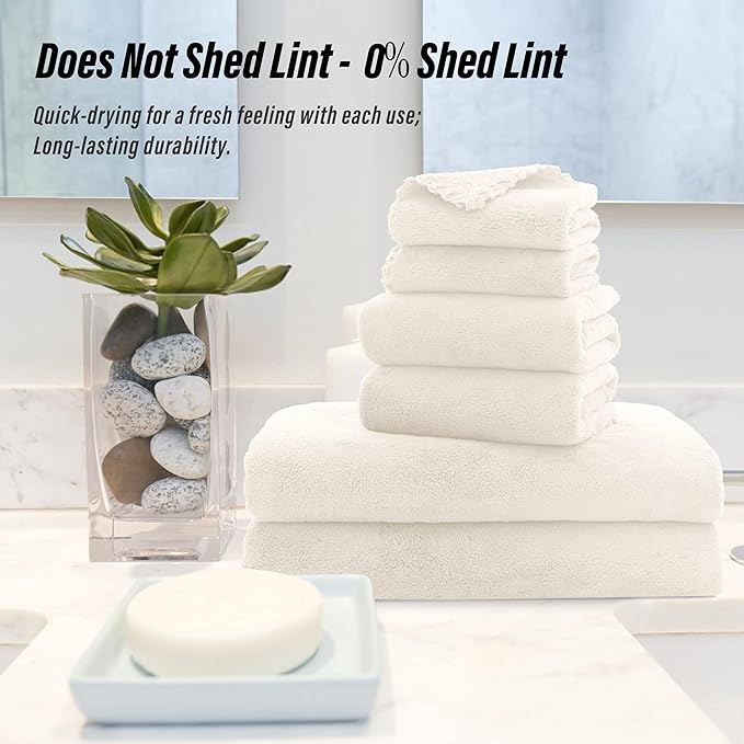 MOONQUEEN Ultra Soft Towel Set-Quick Drying - Image 5